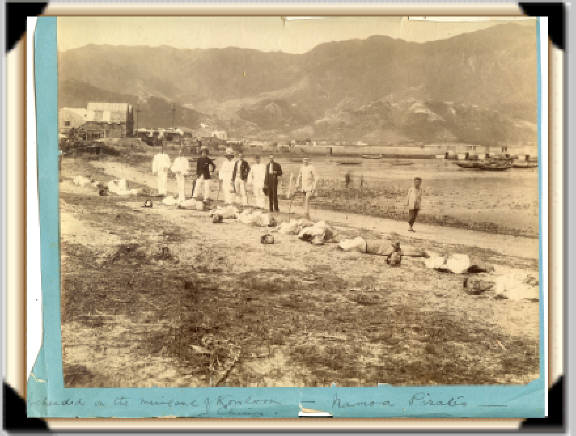 Namoa Pirates beheaded on the mainland at Kowloon circa 1865