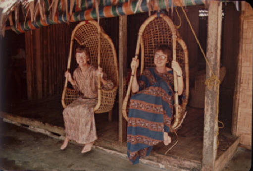 Margaret Cole and Minnie  - Cerita Beach Hotel 1984