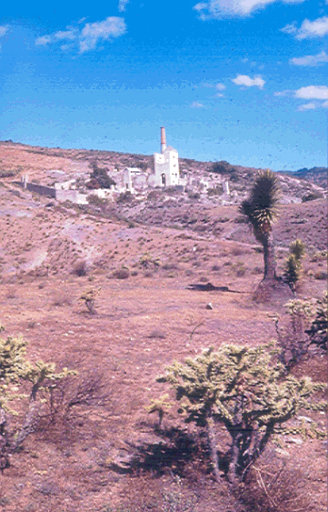 Ruins of typical old style Cornish Pump house